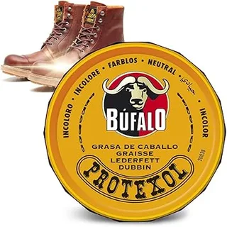 Betún y Grasa de Caballo Búfalo Incoloro para Botas