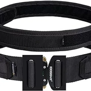 IDOGEAR 2" Cinturón Táctico Hombres Cinturón de Estilo Militar Capa MOLLE Cinturón de alta resistencia con 1.75" Juego de cinturón interior