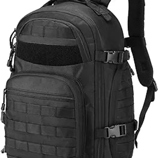 HUNTVP 30L/35L Táctical Backpack Mochila de Asalto Mochila de Marcha Molle Militar Gran Bolsa de Hombro Impermeable para Las Actividades Aire Libre Senderismo Viajar