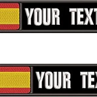 Misscase Parches personalizados con nombre militar, 2 piezas Parche táctico bordado personalizado de ...