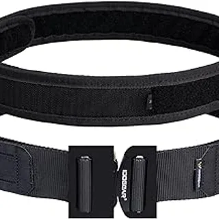 IDOGEAR Cinturón táctico MOLLE de 2 pulgadas con 1,75 pulgadas de ganchillo interior Cinturón bucle r...