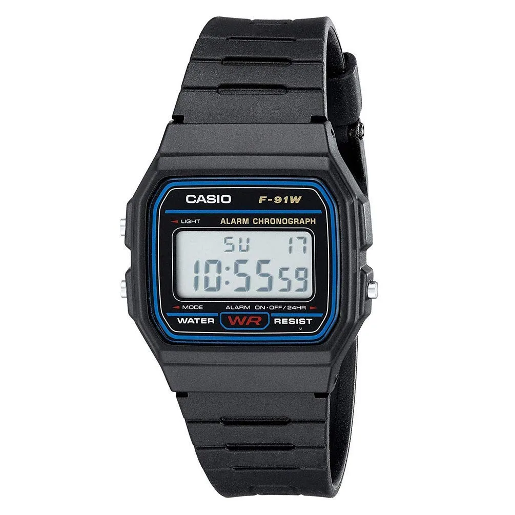 Reloj Deportivo F91W-1 Negro 2