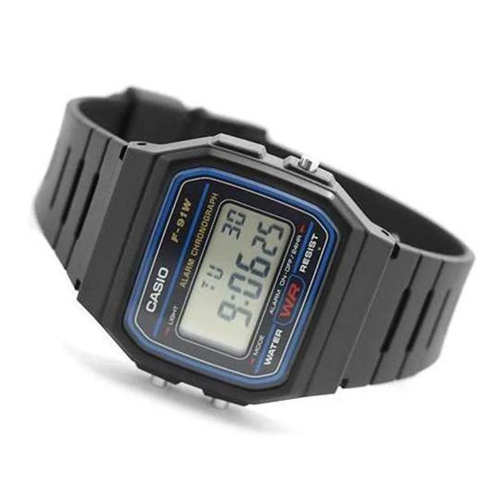 Reloj Deportivo F91W-1 Negro 3