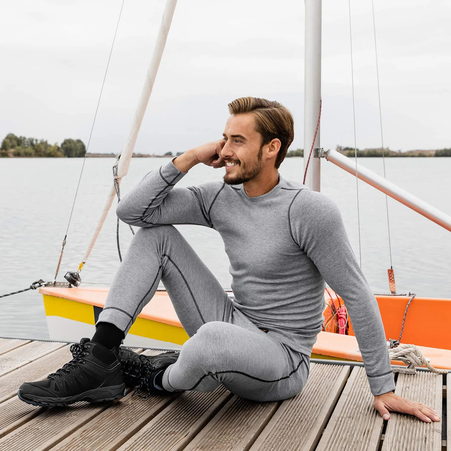 Set de Ropa Térmica para Hombre - Camiseta y Pantalón 4
