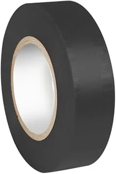 Cinta Aislante PVC Negra para Cableado Eléctrico - 19mm x 20m