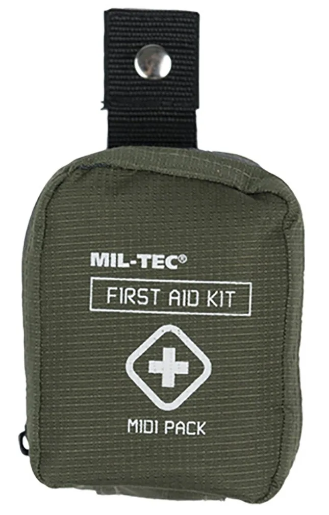 Kit de Primeros Auxilios Militar Midi Pack Verde OD 2