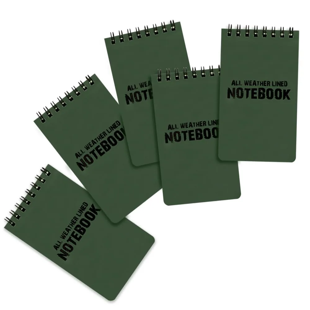 Cuaderno Impermeable Todo Clima - Pack 5 Unidades 3