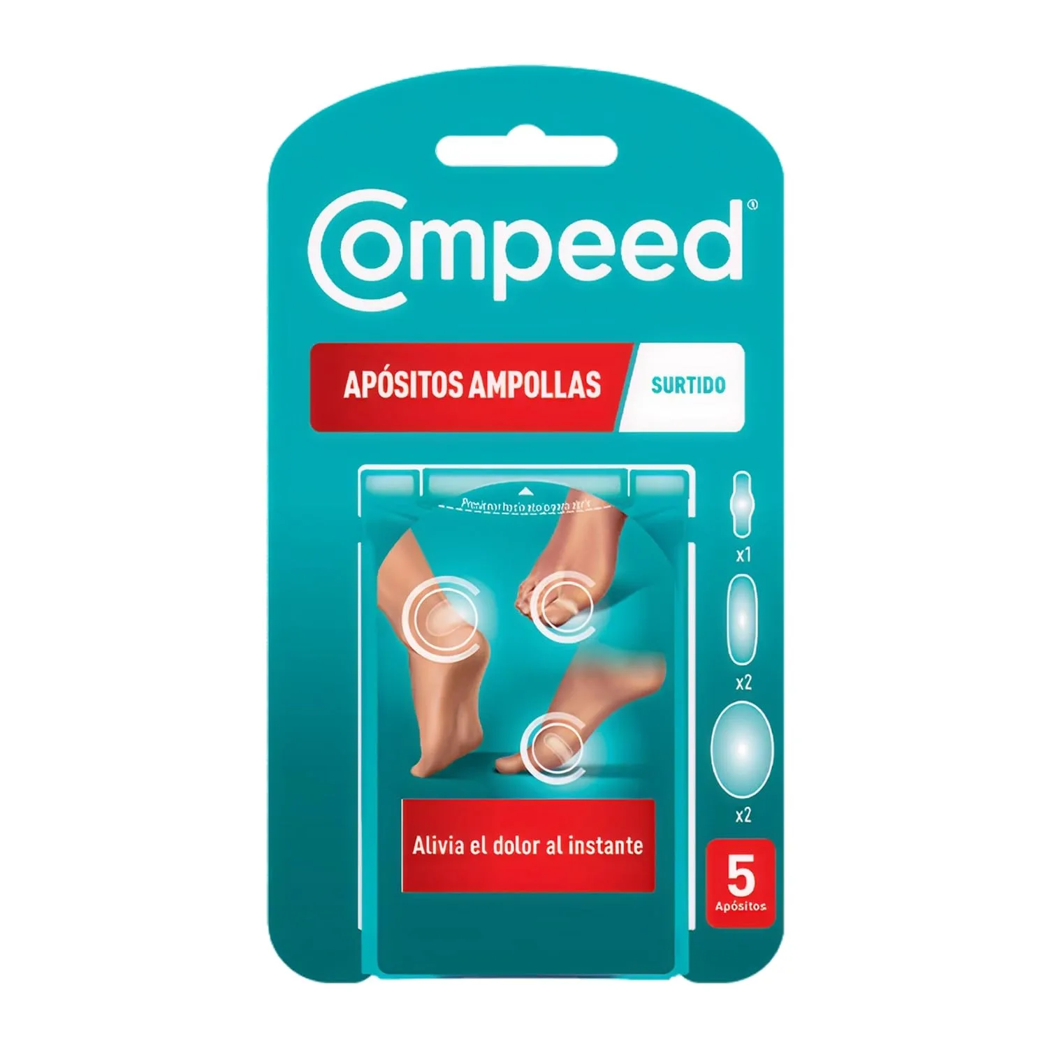 Apósitos Hidrocoloides para Ampollas y Rozaduras - Pack 5 Unidades 2
