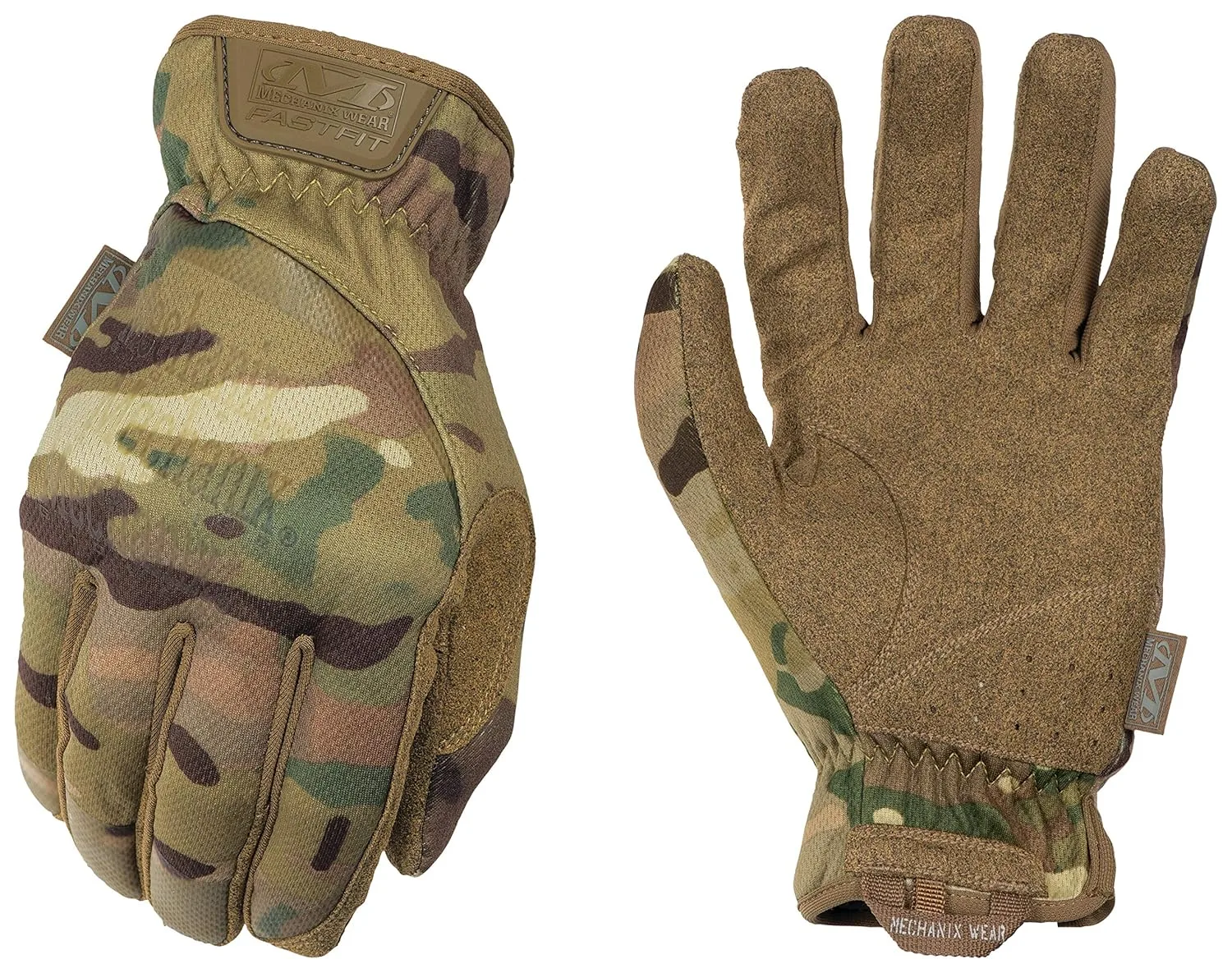 Guantes tácticos FastFit MultiCam con tecnología táctil 2