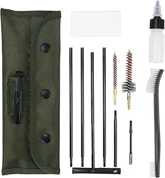 Kit de Limpieza Portátil para Rifles y Pistolas con Bolsa Táctica