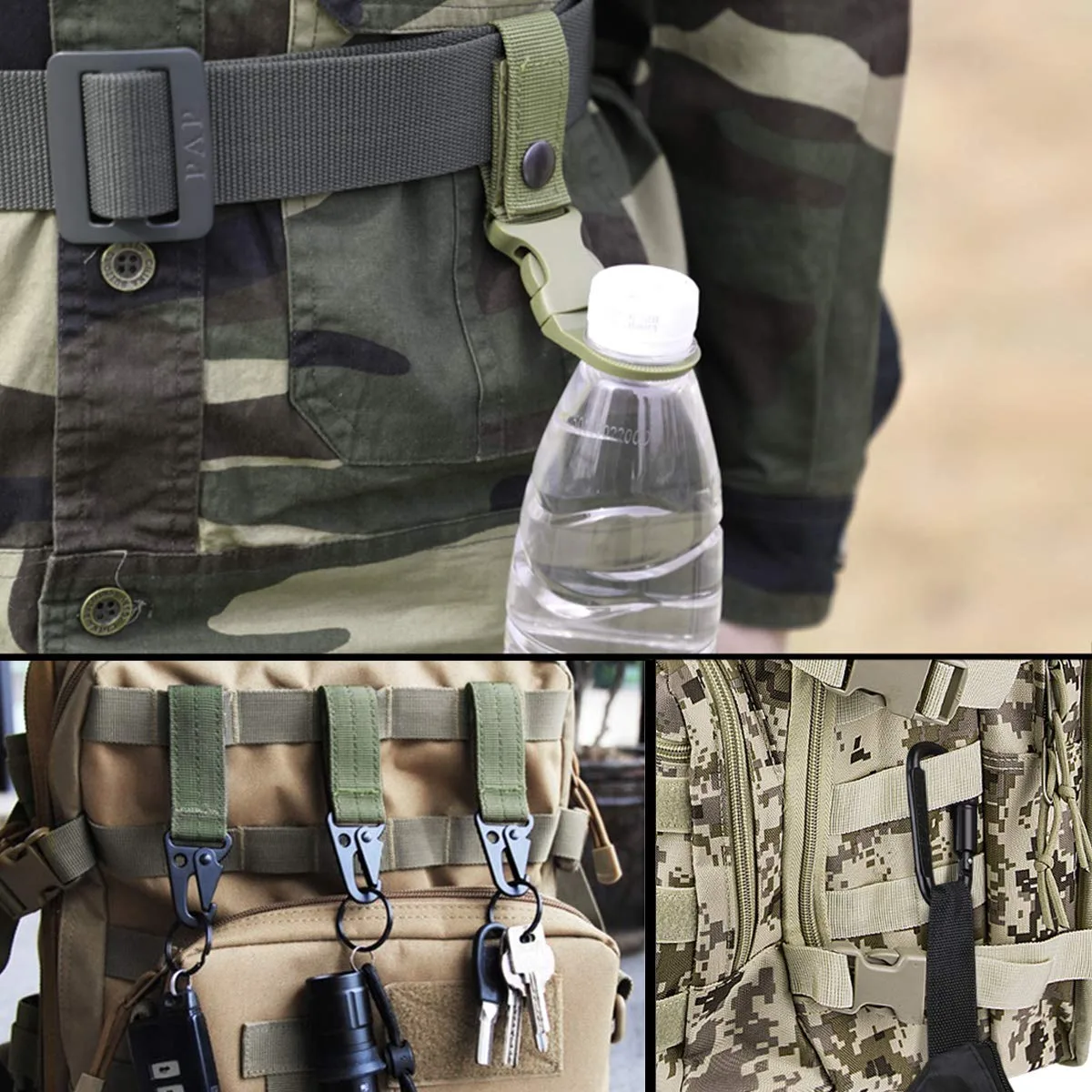 Cinturón Táctico Militar con Hebilla de Liberación Rápida 3