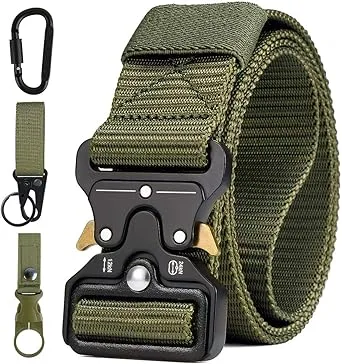 Cinturón Táctico Militar con Hebilla de Liberación Rápida