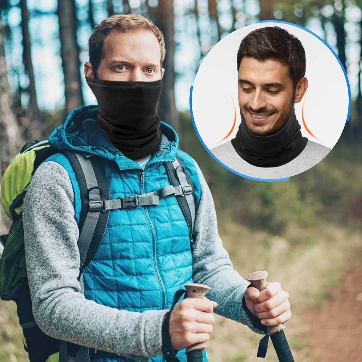 Bufanda de Forro Polar Resistente al Viento 4