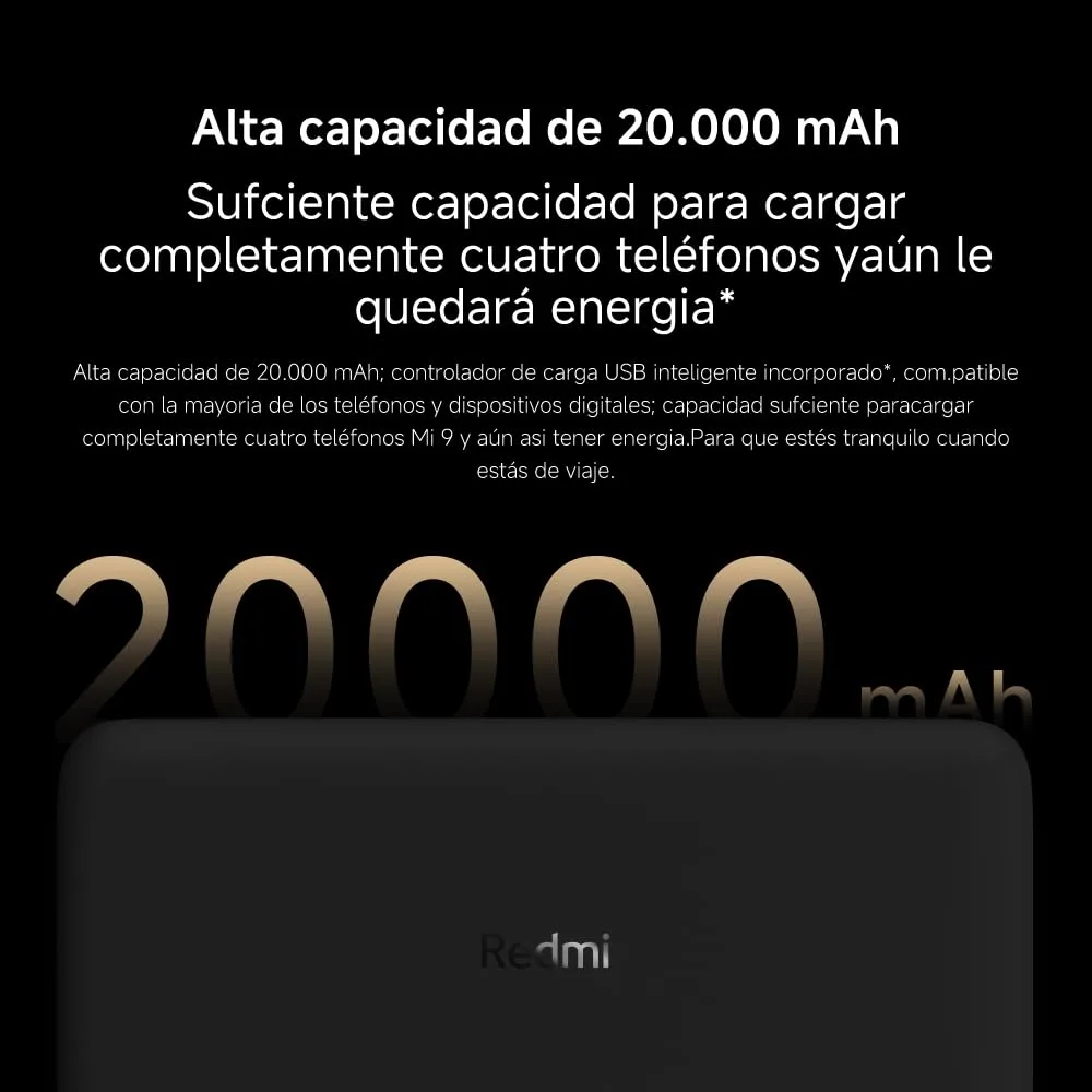 Batería Externa Táctica 20000 mAh con Carga Rápida 18W 3
