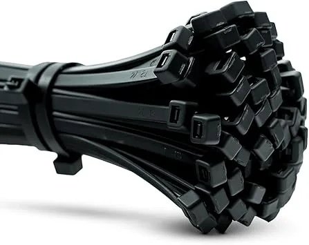 Bridas Tácticas para Cables - 100 Unidades de Alta Resistencia