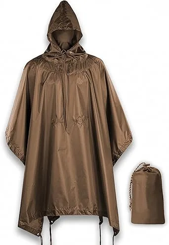 Poncho Militar Impermeable para Hombre