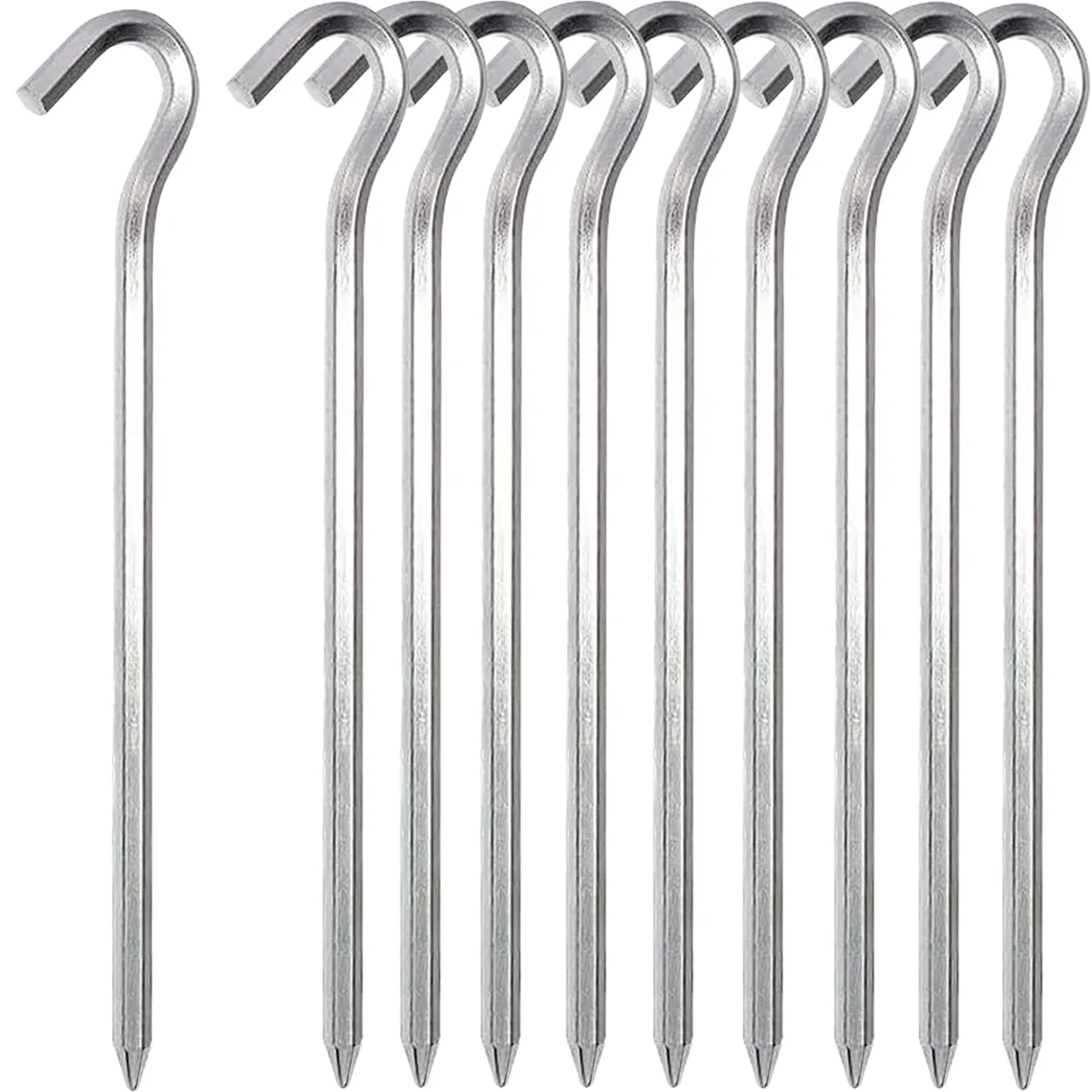 Piquetas de Camping de Aleación de Aluminio - Pack 10 unidades 2