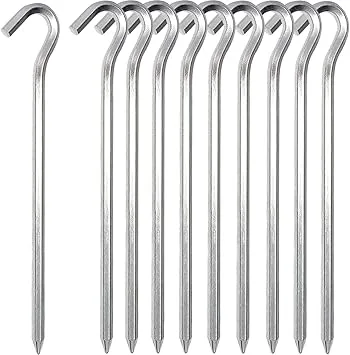 Piquetas de Camping de Aleación de Aluminio - Pack 10 unidades