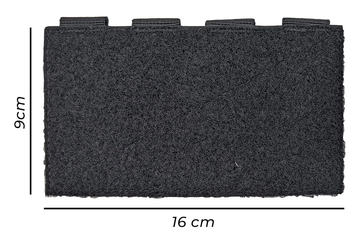 Panel Adhesivo MOLLE para Parches - Negro 3