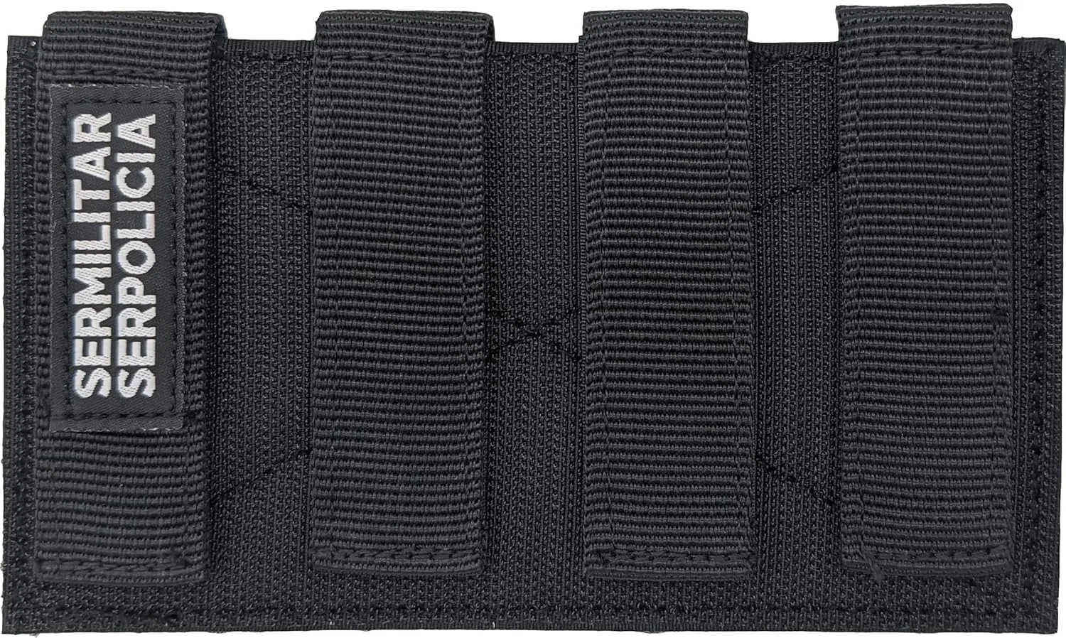 Panel Adhesivo MOLLE para Parches - Negro 4