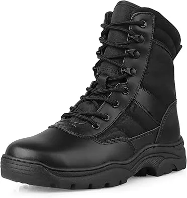Botas Tácticas con Cremallera - Uso Policial y Outdoor