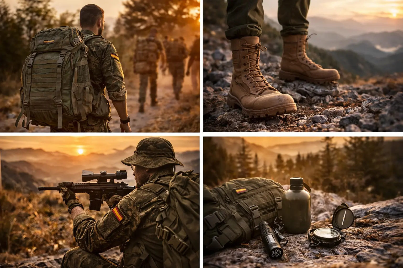 Equipamiento y material militar esencial recomendado para llevar al CEFOT 2026
